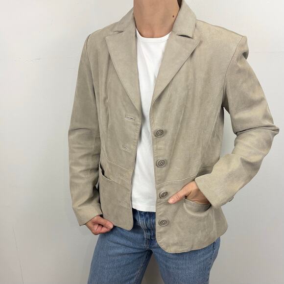 Alfani Suede Blazer Womens' Size Small - Picture 6 of 6